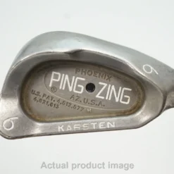 Ping Zing 6 Iron Stiff Flex Karsten 101 Graphite 930199 Good