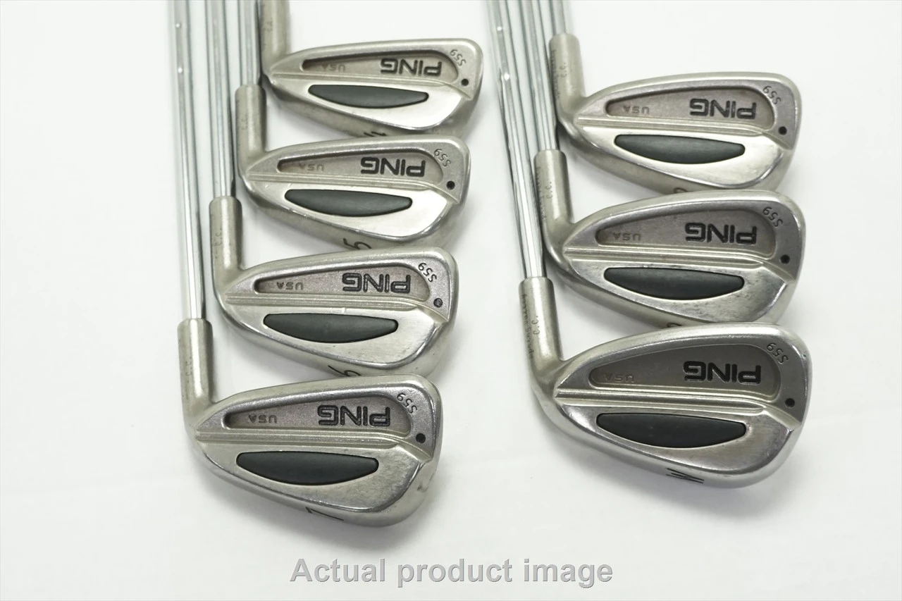 Ping S59 Black Dot Iron Set 4-Pw Stiff Flex Z-Z65 Steel 1037453 Good - Image 4