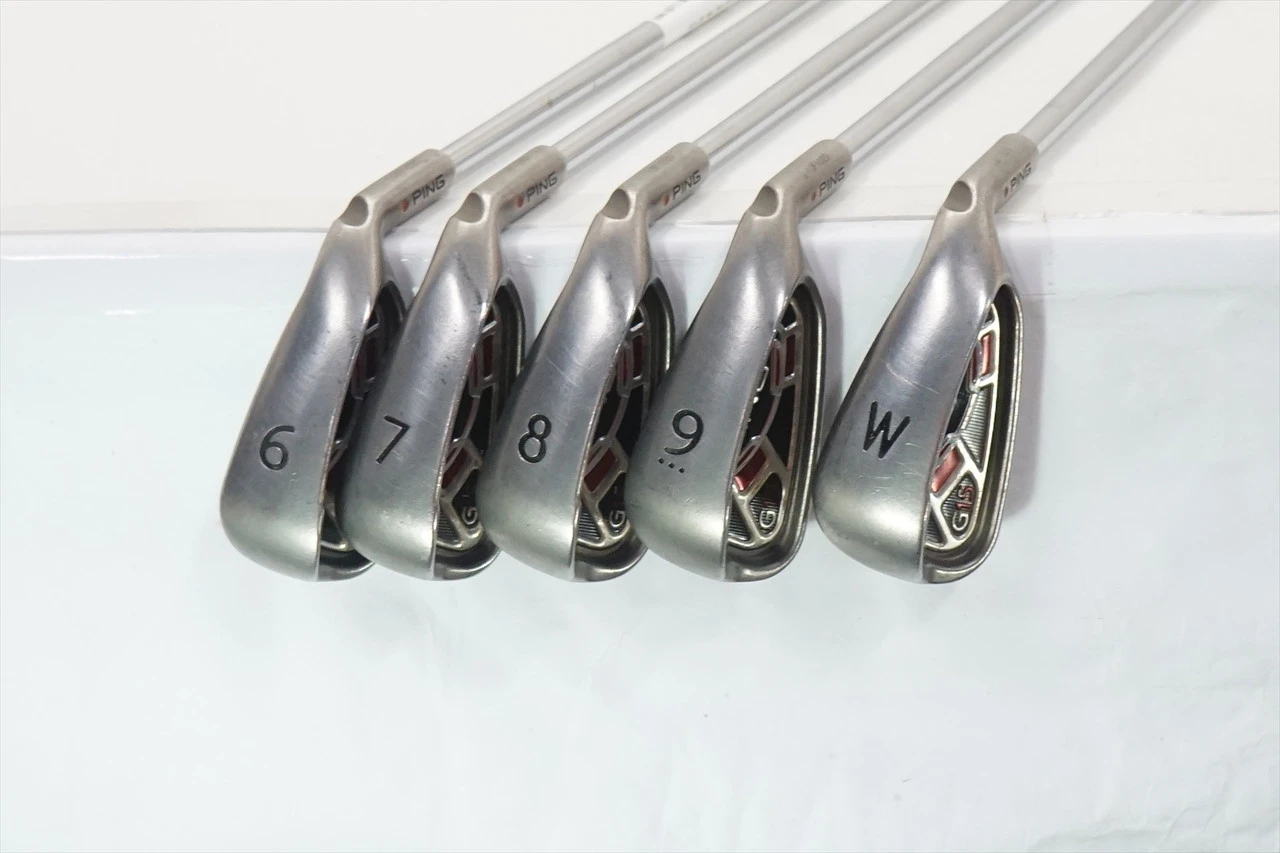 Ping G15 Orange Dot Iron Set 6-Pw Regular Flex Awt Steel 1037789 Good