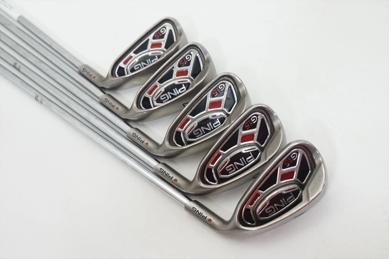 Ping G15 Orange Dot Iron Set 6-Pw Regular Flex Awt Steel 1037789 Good - Image 4