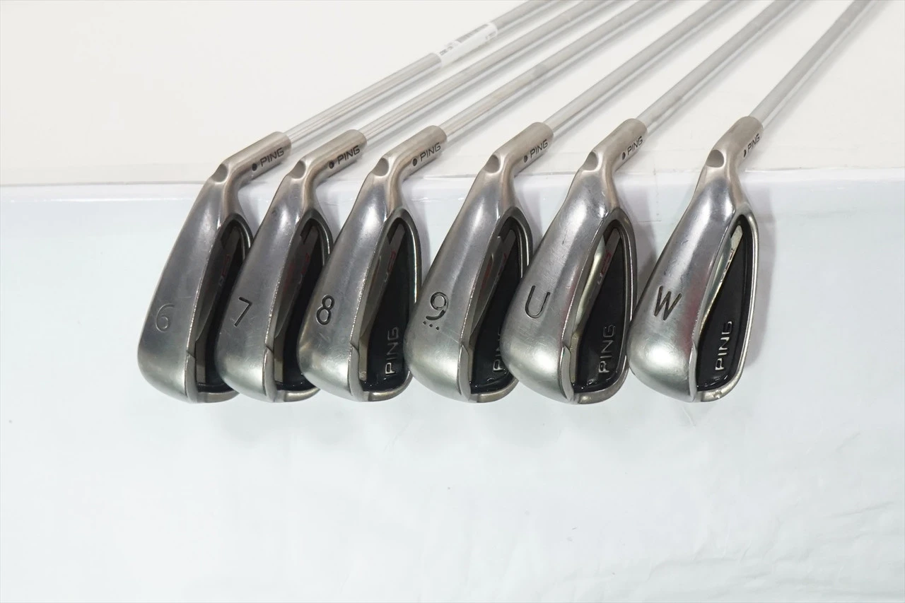 Ping G25 Black Dot Iron Set 6-Pw,Uw Regular Flex Steel 1037796 Good