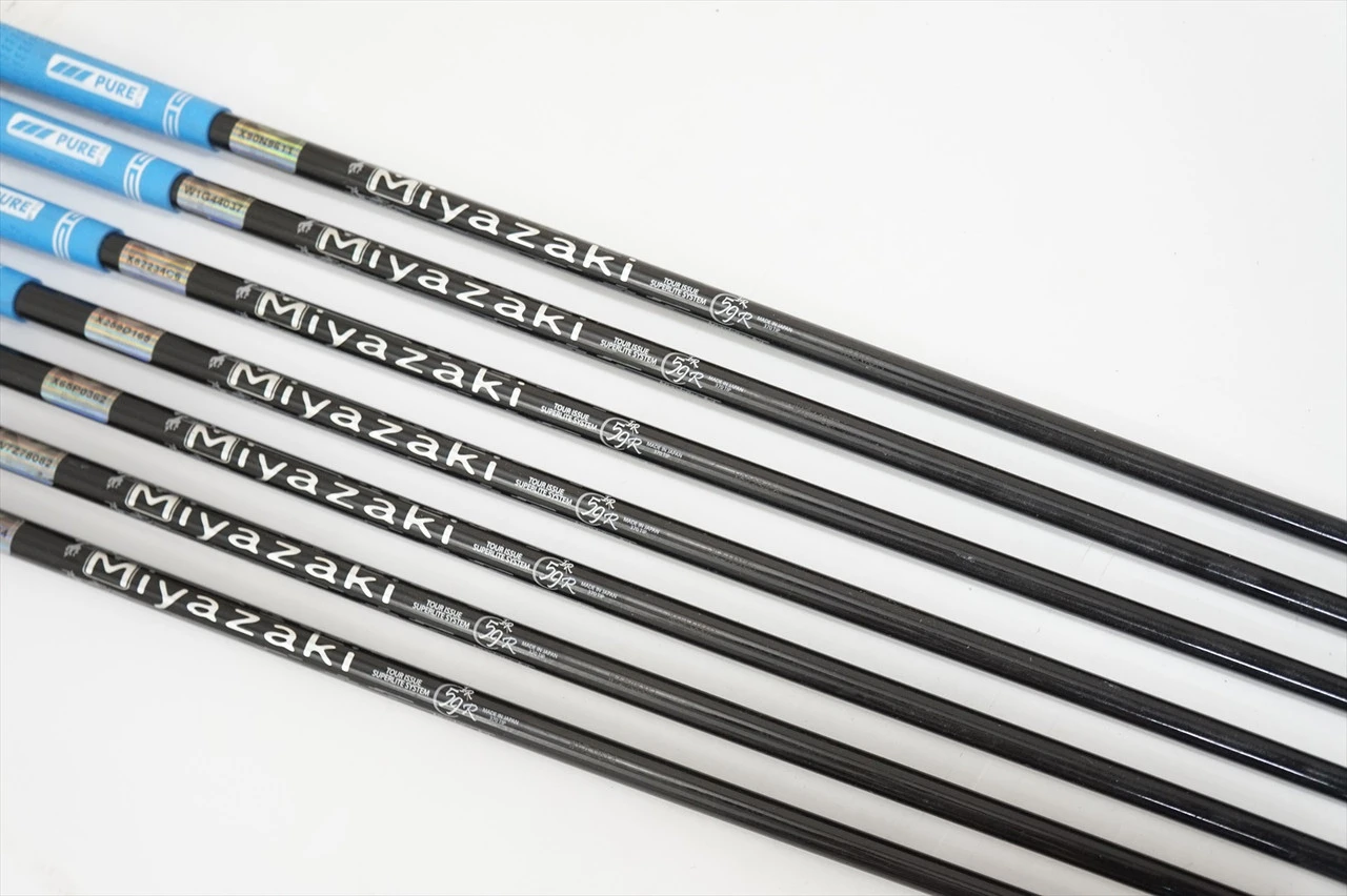 Ping I15 Green Dot Iron Set 4-Pw Regular Flex Miyazaki Graphite 1039625 Good - Image 2