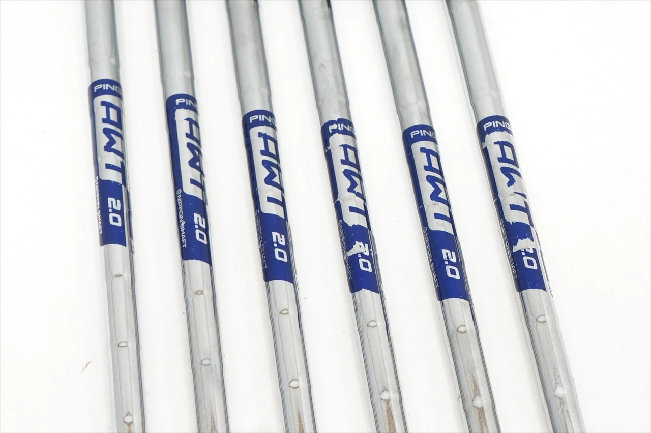 Ping G710 Green Dot Iron Set 6-Pw, Uw Stiff Flex Awt 2.0 Steel 1044013 Good - Image 2