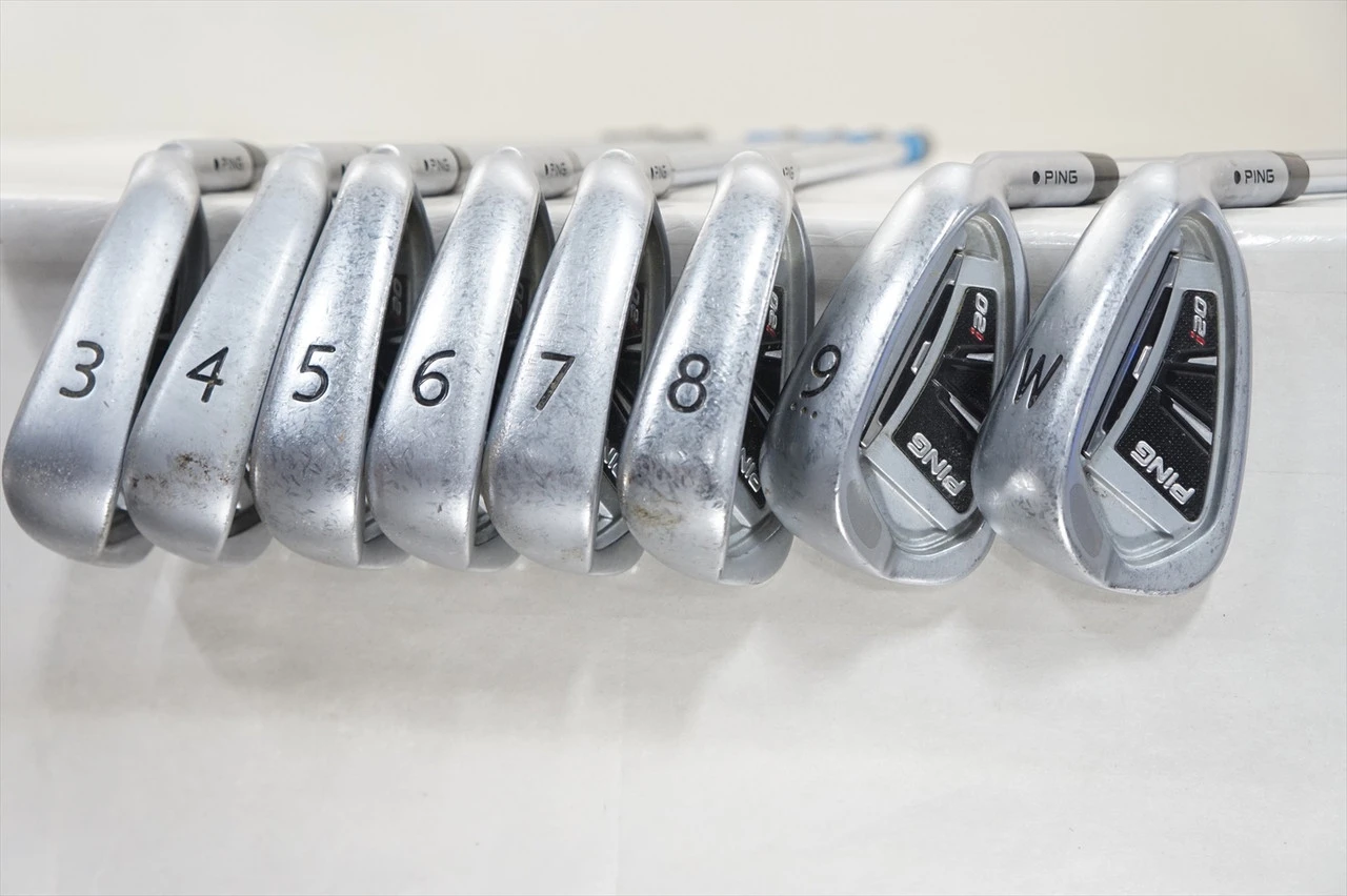 Ping I20 Black Dot Iron Set 3-Pw Stiff Flex Project X 6.0 Steel 1050157 Good