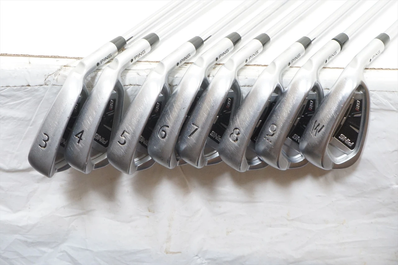 Ping I20 Black Dot Iron Set 3-Pw Stiff Flex Cfs Steel 1054967 Good