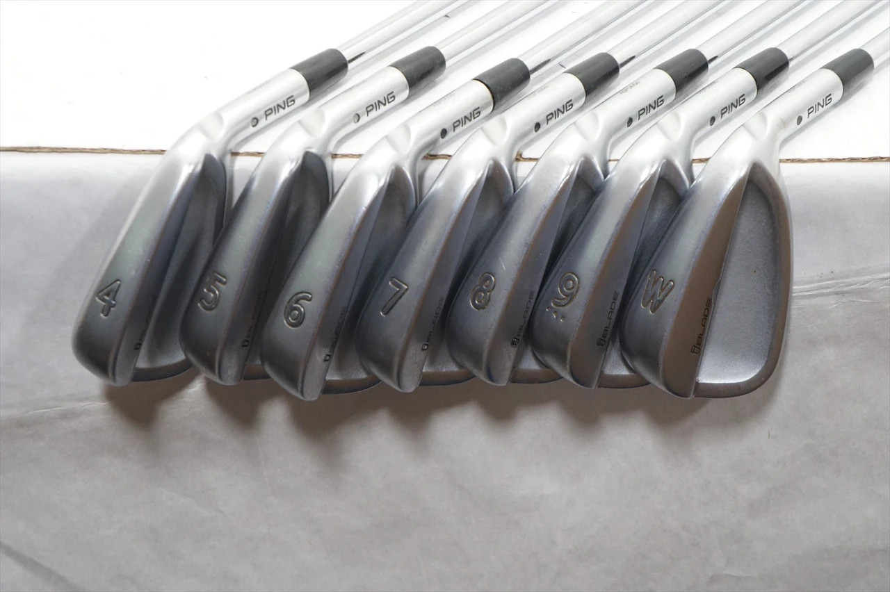 Ping I Blade Black Dot Iron Set 4-Pw Stiff Project X Lz 120G 6.0 1063892 Good