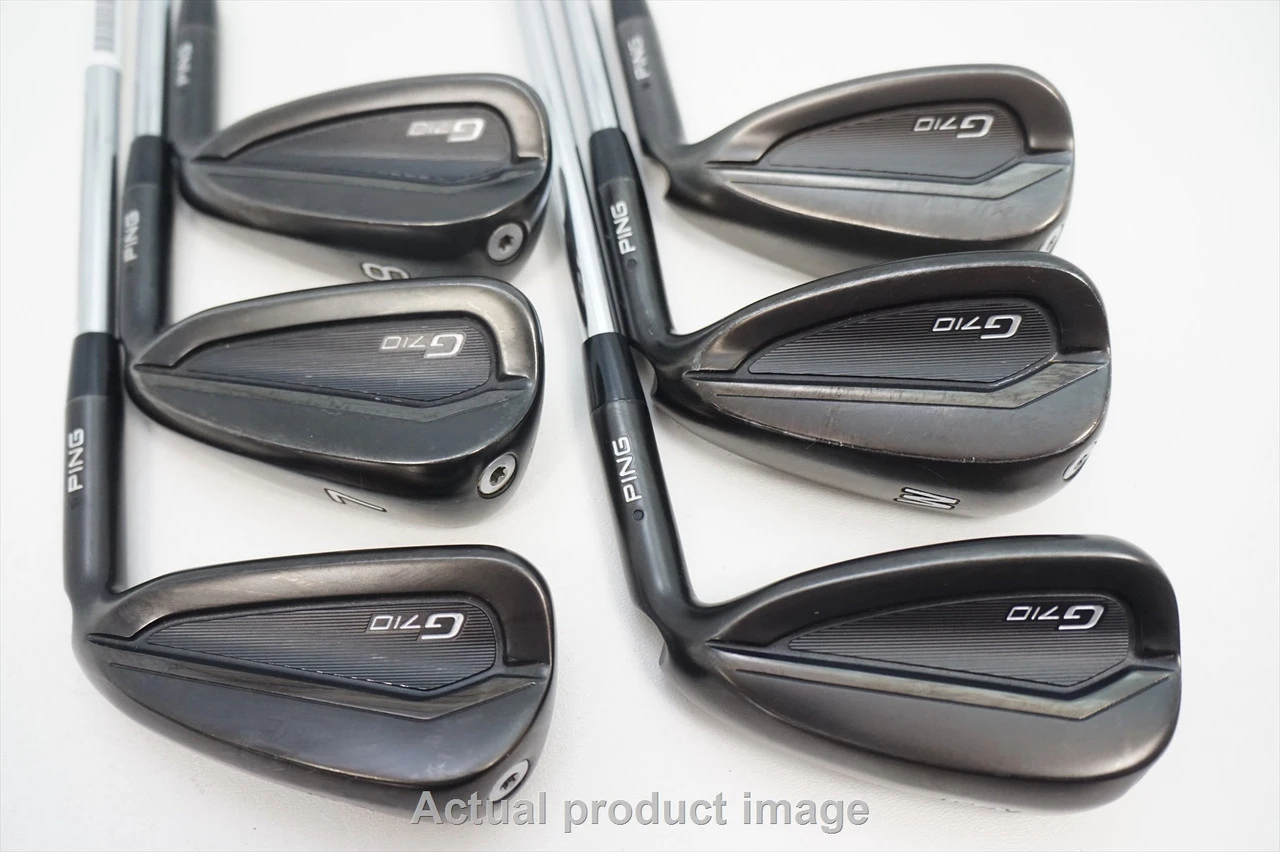 Ping G710 Black Dot Iron Set 6-Pw, Uw Regular Flex Awt 2.0 Steel 1066761 Good - Image 3