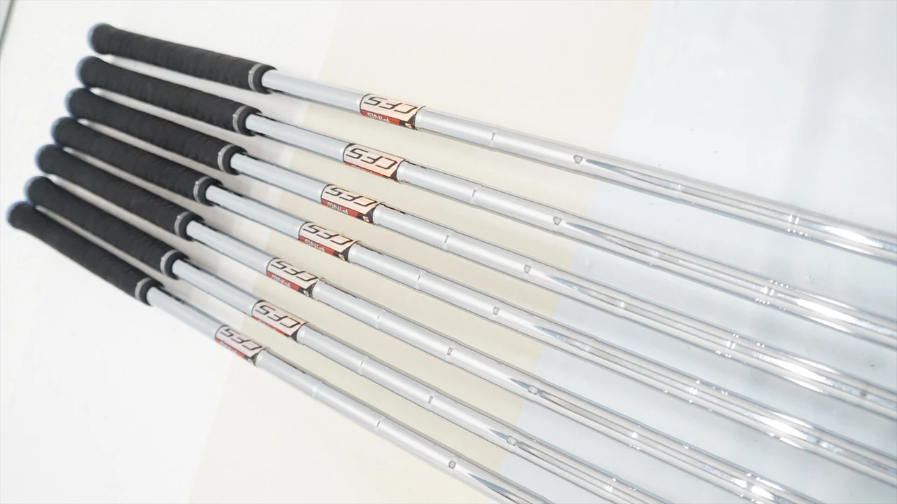 Ping I20 White Dot Iron Set 5-Pw, Uw Stiff Flex Cfs Steel 1067494 Good - Image 2