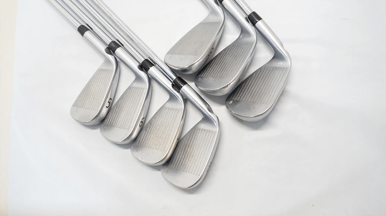Ping I20 White Dot Iron Set 5-Pw, Uw Stiff Flex Cfs Steel 1067494 Good - Image 4