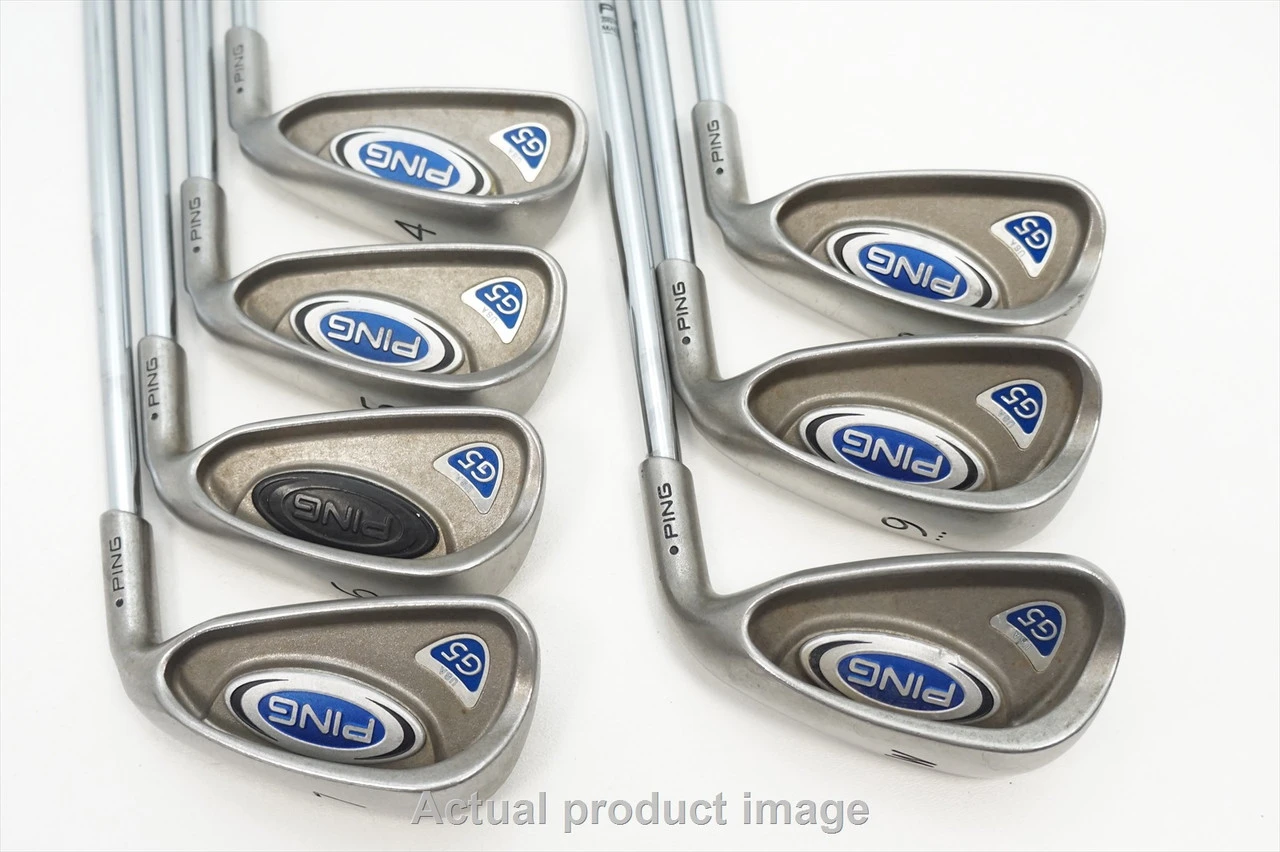 Ping G5 Black Dot Iron Set 4-Pw Stiff Flex Steel 1068518 Good - Image 4